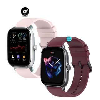 สาย Amazfit GTS 3 GTS 2 GTR 2 GTS 2 Mini GTS 2E GTR 2E GTR สายรัด สายนาฬิกาข้อมือซิลิโคนสําหรับ amazfit BIP U BIP S BIP U Pro  สาย สายรัดข้อมือกีฬา