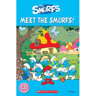 (ศูนย์หนังสือจุฬาฯ) THE SMURFS: MEET THE SMURFS! (POPCORN READERS STARTER) (1 BK./1 CD-ROM) (9781910173107)