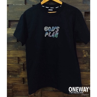 เสื้อเบลาส์ - $ # $ONEWAY Gods Plan Gradience Tee งบการออกแบบเสื้อผ้า Unisex เสื้อ