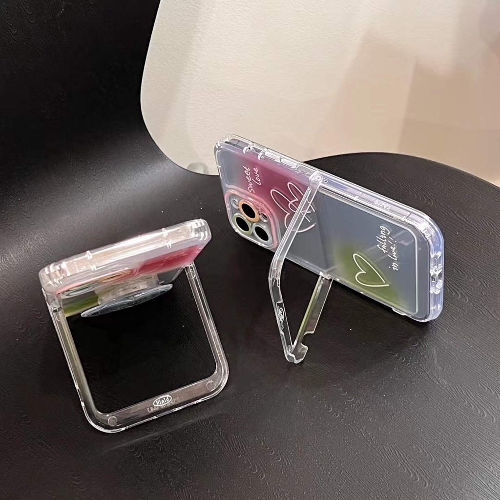 ภาพสินค้าจัดส่งภายใน24ชั่วโ เคสไอโฟน14 Pro Max 13 12 11 เคส for iPhone 14พลัส รูปหัวใจ พร้อมขาตั้ง พกง่ายๆ การป้องกันการตก Case จากร้าน casephonev บน Shopee ภาพที่ 5