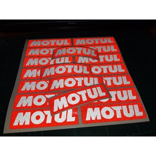 สติ๊กเกอร์ #motul #โมตุล งานตัดประกอบ 3M สะท้อนแสง