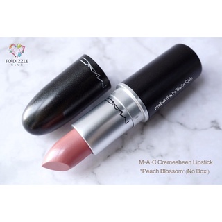 (พร้อมส่ง เคาน์เตอร์ไทย) M•A•C Cremesheen Lipstick เฉดสี: "Peach Blossom" โทนชมพูเบจ ให้ลุคที่ดูซอฟหวานๆเป็นธรรมชาติ