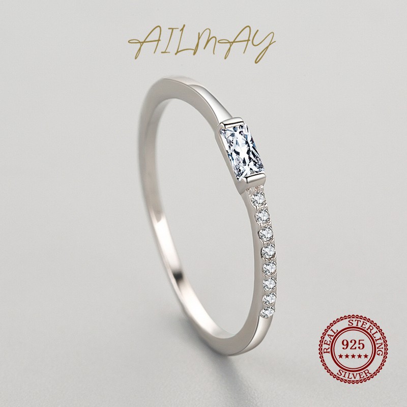 ailmay-แหวนเงินแท้-925-ประดับเพทายใส-ทรงสี่เหลี่ยมผืนผ้า-เรียบง่าย-เครื่องประดับแฟชั่น-สําหรับผู้หญิง