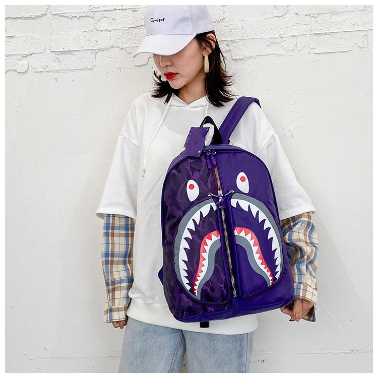 Mochila bape shark precio best sale