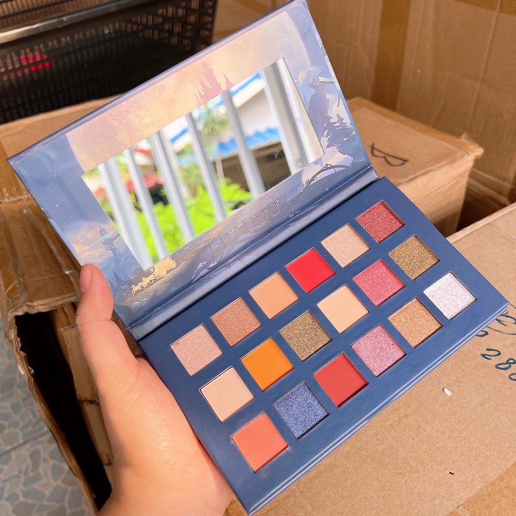ของแท้-ส่งเร็ว-ทาตา-อายแชโดว์-18-ช่อง-เนื้อแมท-เนื้อชิมเมอร์-ติดทน-พาเลทอายแชโดว์ม่วง