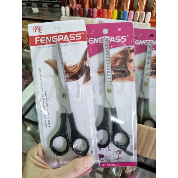 fengpass-hair-scissors-x-2-เล่ม-กรรไกรตัด-กรรไกร-ซอย-fengpass-ตัดง่ายซอยสวย-คมกริป