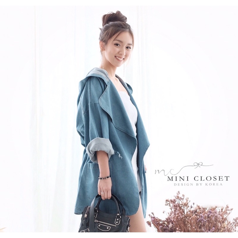 เสื้อคลุมยีนส์-เสื้อยีนส์ตัวยาว-เสื้อยีนส์-minicloset