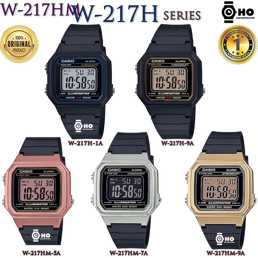 casio-standard-นาฬิกาข้อมือ-สายเรซิ่น-รุ่น-w-217h-1-w-217h-9a-w-217hm-5-w-217hm-9-แท้-ประกัน1ปี