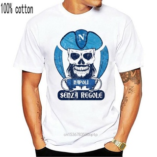 ใหม่ เสื้อยืดลําลอง แขนสั้น พิมพ์ลาย Napoli Ultras Football Pirate Fans แฟชั่นสําหรับผู้ชาย 2021