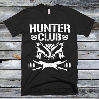 เสื้อยืดผ้าฝ้ายพิมพ์ลายขายดี Yuanl5 {พร้อมส่ง เสื้อยืดแขนสั้น พิมพ์ลาย Hunter Club Bullet Club Monster Hunter พลัสไซซ์ ไ