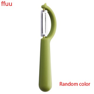 Fruit Vegetable Stainless Steel Peeler Paring cutter Round Handle Tools Kitchen Processor Random Color