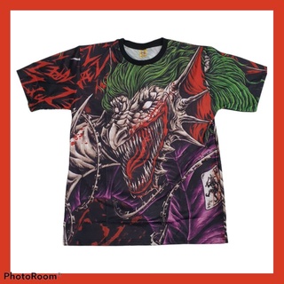 👕👕เสื้อยืดคอกลม ผ้ามัน ลายสุดเท่ห์ รอบอก40" ความยาว26"