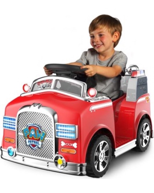 รถแบตเตอร์รี่-รถดับเพลิงเด็ก-paw-patrol-marshall-6-volt-quad-with-realistic-fire-truck-sounds