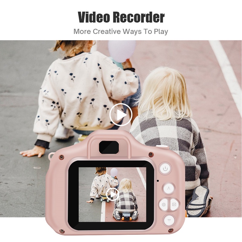 ภาพสินค้าNew กล้องถ่ายรูปสำหรับเด็ก ถ่ายรูป ถ่ายวีดีโอ ได้จริง กล้องถ่ายรูปเด็กตัวใหม่ กล้องดิจิตอล ขนาดเล็ก ของเล่นเด็ก จากร้าน taishan_ บน Shopee ภาพที่ 4