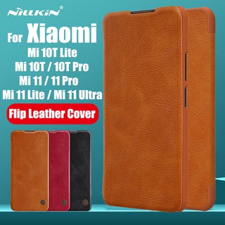 NILLKIN เคส Xiaomi Mi10T Mi11 Mi 11 Mi 10T Pro Lite Ultra รุ่น Qin Leather Case