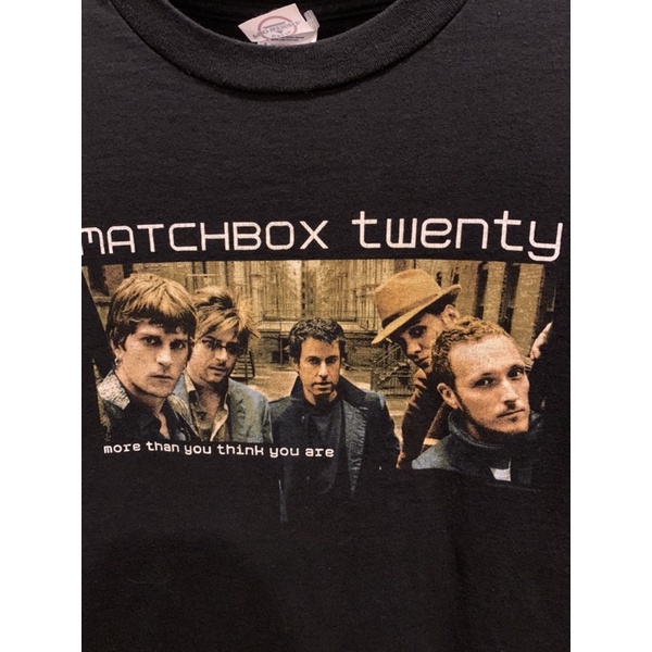 เสื้อยืดผ้าฝ้ายพิมพ์ลายขายดี-ultra-rare-matchbox-twenty-tour-2003-s