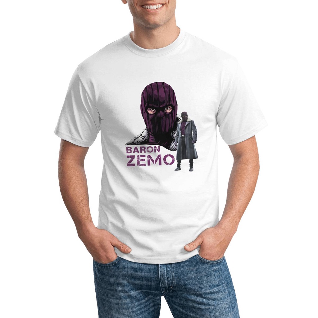 เสื้อยืดลําลอง-พิมพ์ลาย-the-falcon-and-the-winter-soldier-baron-zemo-สําหรับผู้ชาย