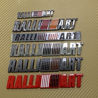 โลโก้ RALLI ART ติดรถ มิตชูบิชิ  ราคาต่อชิ้น