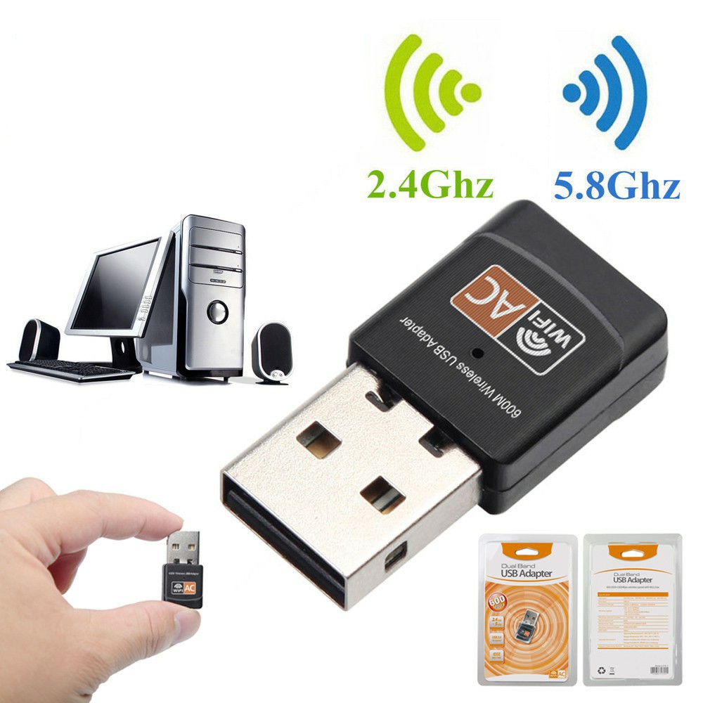 Usb Wifi Adattatore WiFi USB Per PC Desktop 1300Mbps Doppia Antenna 5Dbi 5G/2.4G USB 3.0 Adattatore Di Rete Dual Band Adattatore WiFi USB Per PC Desktop Laptops Windows11/10/8/7 - Foto 12
