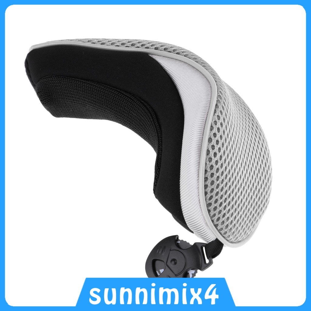 ภาพหน้าปกสินค้าMesh Golf Club Head Cover Hybrid Utility Headcover Protector จากร้าน sunnimix4.th บน Shopee