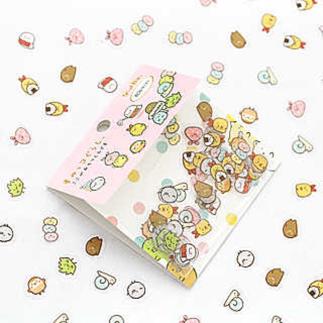 san-x-sticker-flakes-sumikkogurashi-amp-rilakkuma