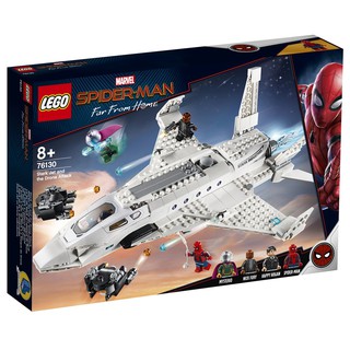 76130 : LEGO Marvel Super Heroes Spider-Man Stark Jet and the Drone Attack (สินค้ากล่องไม่สวย)