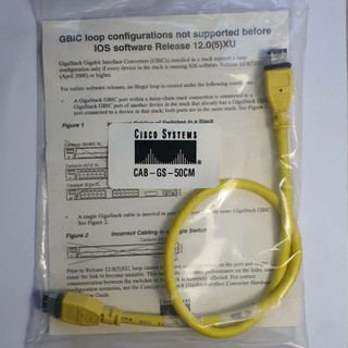 [ลด 80บ. โค้ด ENTH119]สาย Cisco cable cab-gs-50cm
