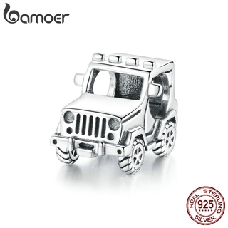 bamoer Original Authentic 925 Sterling Silver Off-road Vehicle Beads Charm for Women Brand Bracelet &amp; Bangle DIY Jewelry BSC382