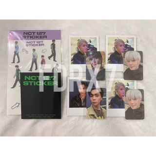 พร้อมส่ง (แกะ) PHOTO + GLOW IN THE DARK STICKER SET NCT127