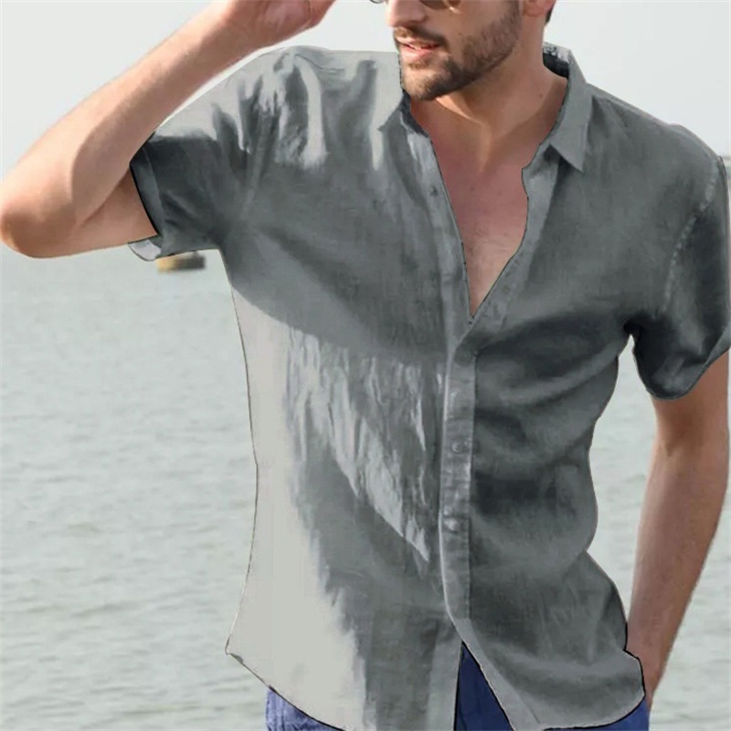 short-sleeve-shirts-men-summer-solid-color-shirt-tops-m-3xl