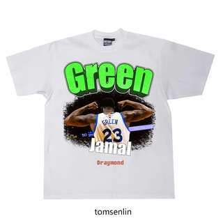 [S-5XL]เสื้อยืดแขนสั้น พิมพ์ลายตัวอักษร Townsend Lind Raymond Green สไตล์อเมริกัน สําหรับผู้หญิง