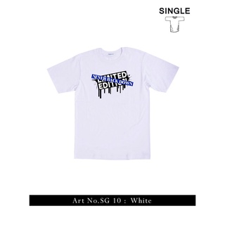 [S-5XL] T-Shirt "SINGLE" เสื้อยืดคอกลม ทรงOversize ใส่ได้ทั้งผู้หญิงผู้ชาย (SG10) Hot Sale Tee