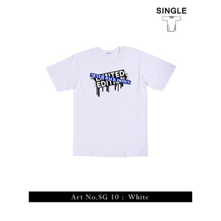 T-Shirt "SINGLE" เสื้อยืดคอกลม ทรงOversize ใส่ได้ทั้งผู้หญิงผู้ชาย (SG10)