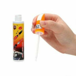 สินค้า ปากกาลบรอยขีดข่วน (มี 2หัว) ปากกาแต้มสีรถ ซ่อมสีรถ (สีขาว ดำ บรอนซ์)