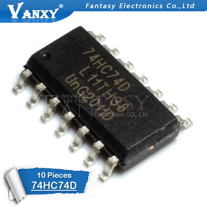 100x 74HC14D Hex Inverting Schmitt Trigger ICs - SOP-14 Package - Smw Brand