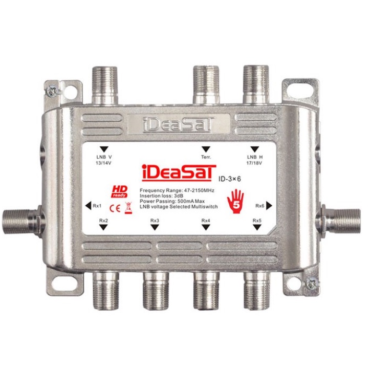 ideasat-multiswitch-id-3x6-มัลติสวิทซ์-ไอเดียแซท-รุ่น-id-3x6-ไม่มีไฟเลี้ยง