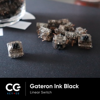 ภาพขนาดย่อของภาพหน้าปกสินค้าGateron Ink Black v2 Linear Switch สวิตช์คีย์บอร์ด จังหวะเดียว สวิช คีบอร์ด จากร้าน cgkey.co บน Shopee