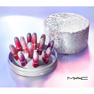 สินค้า แท้💯% [เคาน์เตอร์ US/เช็คใบเสร็จได้] Mac Frosted Firework Surefire Hit Mini Lipstick Gift Set
