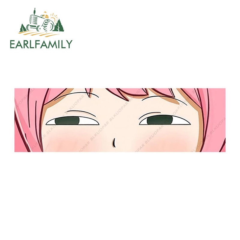 earlfamily-สติกเกอร์ไวนิล-ลายการ์ตูนอนิเมะ-spy-family-slap-anya-eyes-ขนาด-13-ซม-สําหรับติดตกแต่งรถยนต์