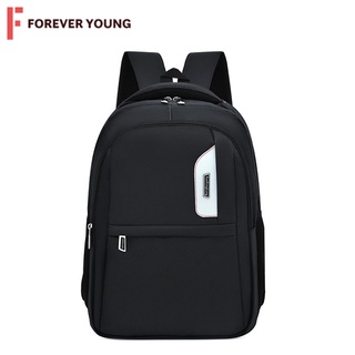 TForever Young-กระเป๋าสะพายหลัง กระเป๋าเป้ Unisex รุ่น LX-104B1 มีช่องใส่โน๊ตบุ๊ค สายปรับความยาวได้