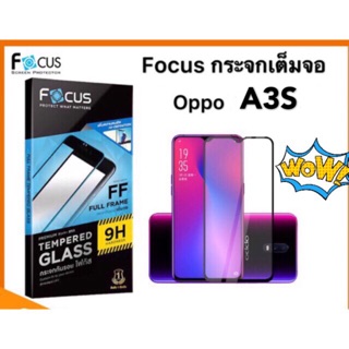 focus ฟิล์มกระจก นิรภัยเต็มจอ OPPO A3S