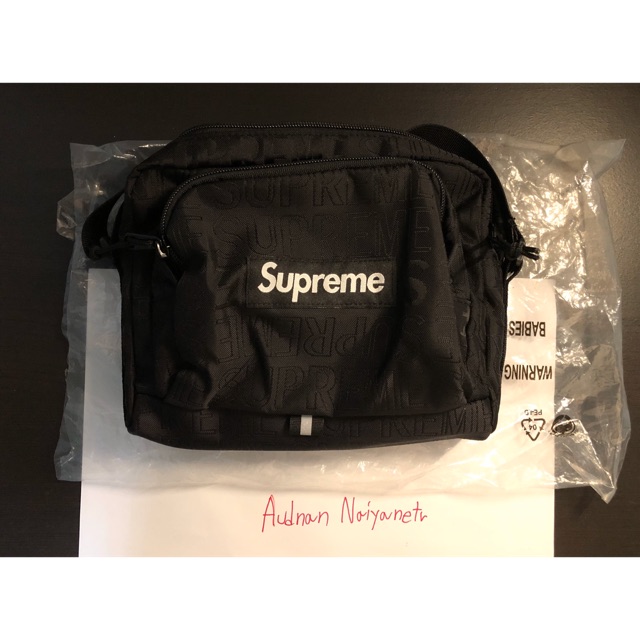 Supreme ss19 shoulder store bag black