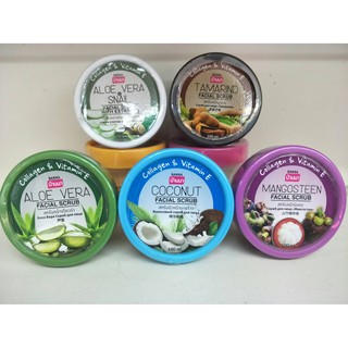 บ้านนา สครับหน้า 100 มล. Banna facial scrub with extracts 100 ml. มีหลายสูตรให้เลือก