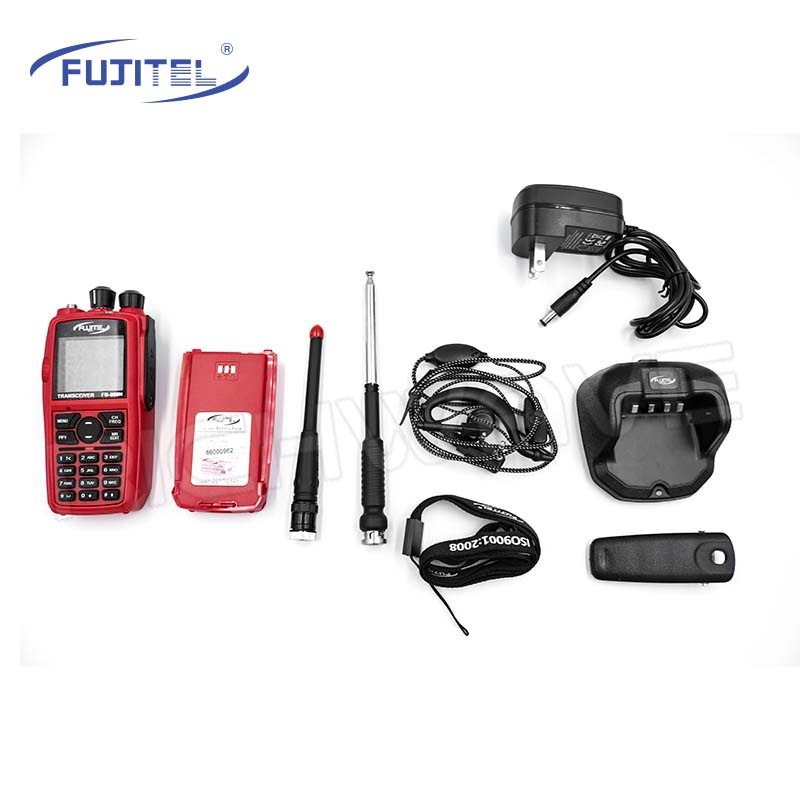 Fujitel FB-860N วิทยุสื่อสาร 5 วัตต์ จอสี เมนูภาษาไทย ของแท้ 100% รับประกัน 1 ปี แถมฟรี ไมค์หูฟัง วอแดง วอวิทยุสื่อสาร