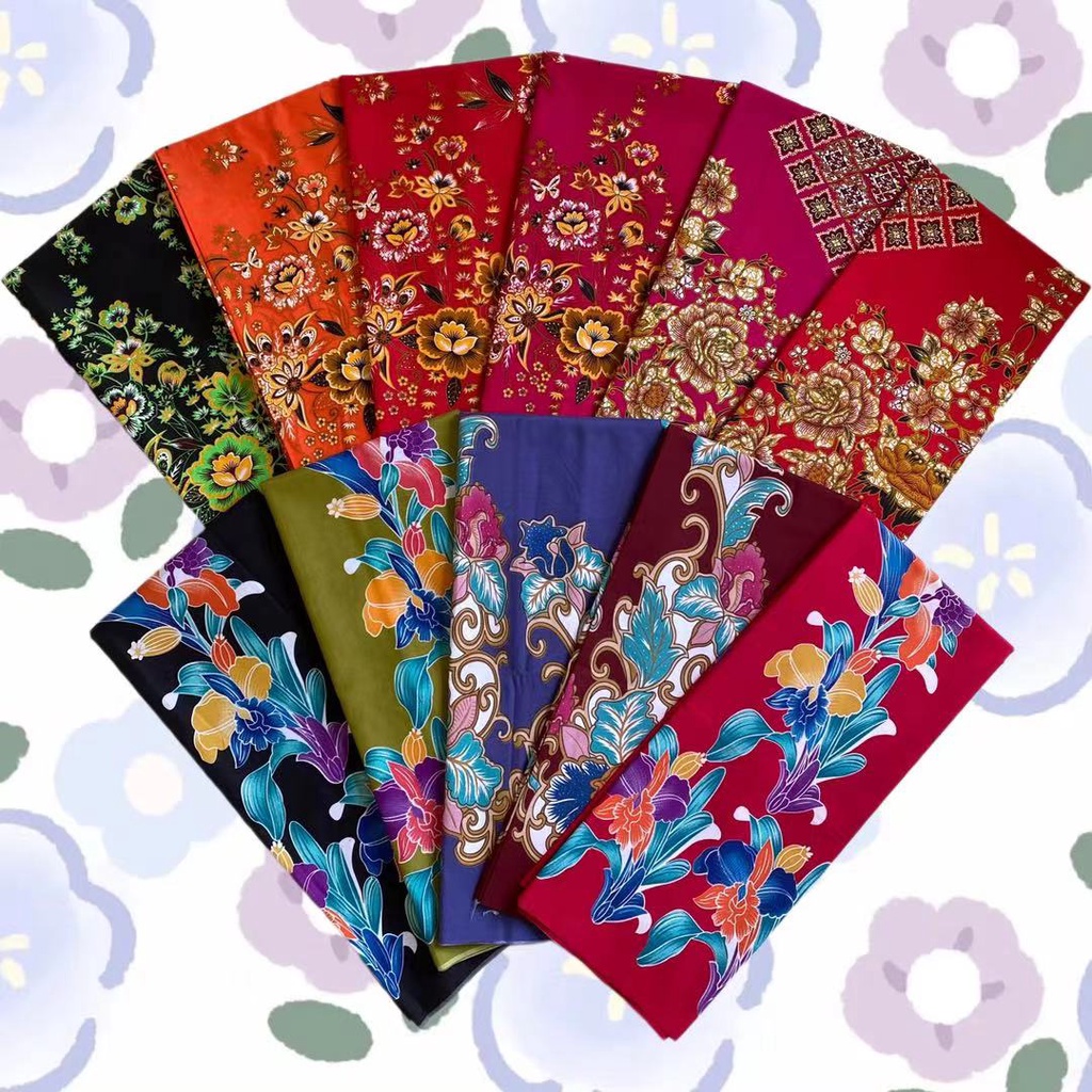 ภาพหน้าปกสินค้าbatik sarong ผ้าถุง ผ้าถุงลายสวย ลายโสร่ง ลายดอกไม้ กว้าง 2 เมตร เย็บแแล้ว สวย พร้อมใส่ ผ้าถุงลายมาใหม่ ลายบาติก สีสดสวย