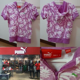 Puma เสื้อกีฬา มีฮู้ด สีสันสดใส