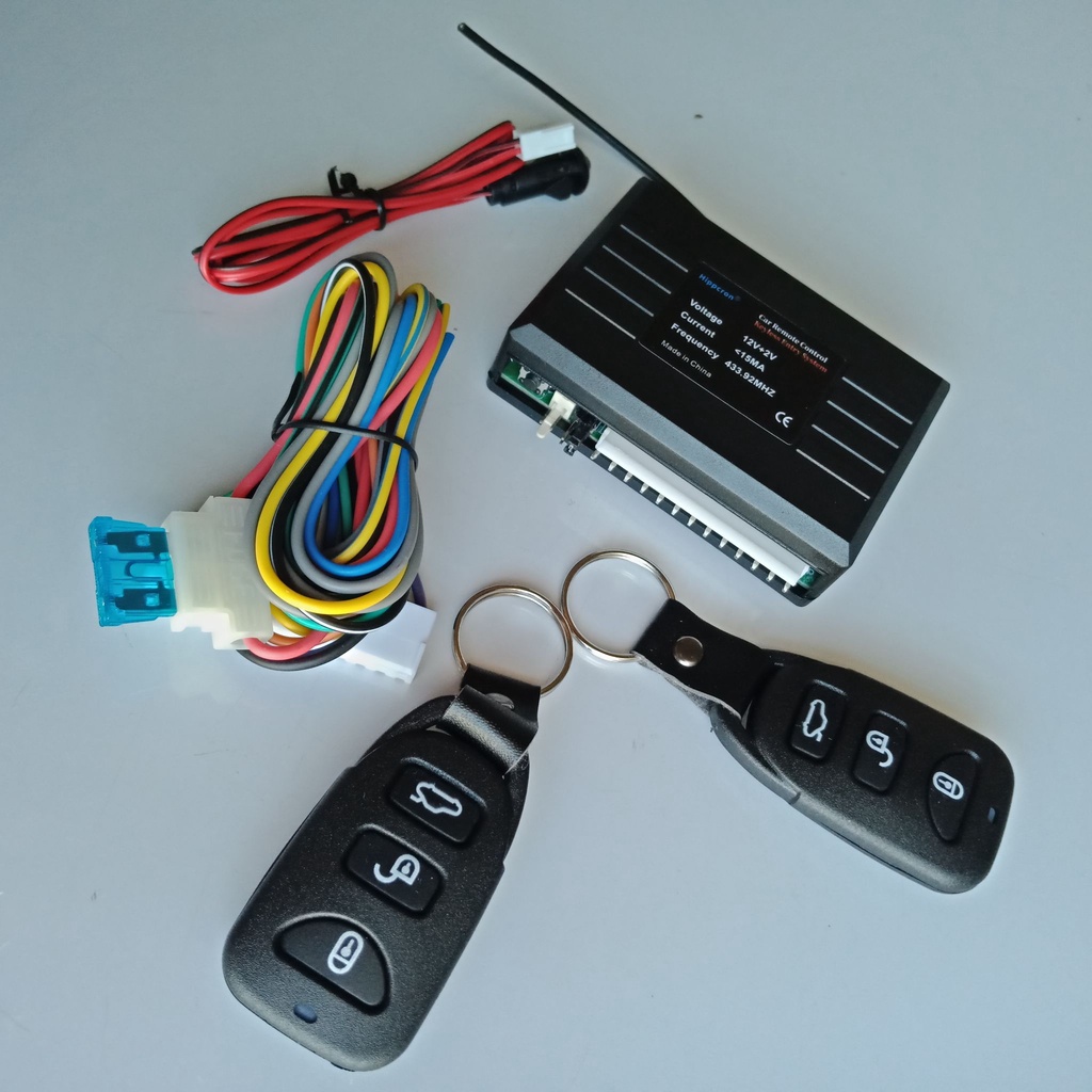 ชุดรีโมทเซ็นทรัลล็อค-กุญแจ-2ดอก-ติดตั้งเองได้-keyless-entry