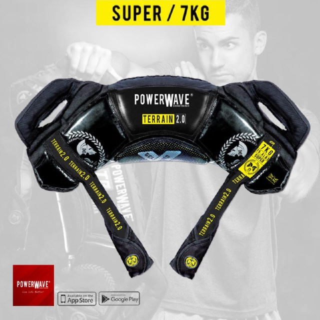 PowerWave รุ่น Terrain Super น้ำหนัก 7 kg. อุปกรณ์ออกกำลังกายสำหรับคนมีเวลาน้อย ของแท้นำเข้าจากประเทศอังกฤษ