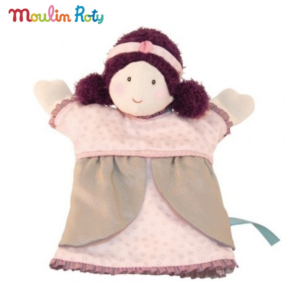 moulin-roty-ตุ๊กตามือ-ตุ๊กตาใส่มือ-puppet-พับเพ็ท-เจ้าหญิง-ตุ๊กตามือเจ้าหญิง-mr-711214