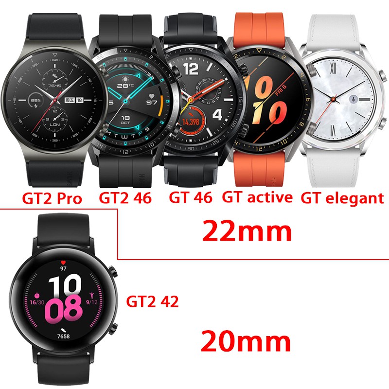 ภาพหน้าปกสินค้าสายนาฬิกาซิลิโคน Sport Watch สำหรับ HUAWEI WATCH GT 1/2 46 มม. จากร้าน jiandafeng.th บน Shopee